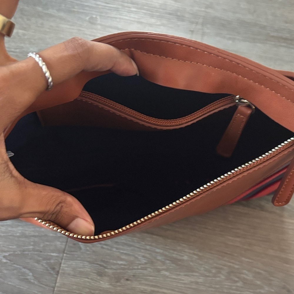 BP. Stripe Faux Leather Clutch - Picture 5 of 5